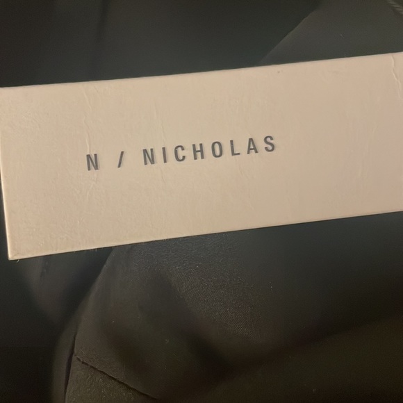 NWT Nicholas Ponti Diamond Cutout Dress Black - Picture 5 of 6